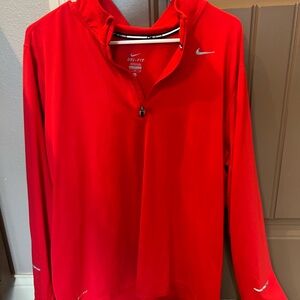 Nike Red Dri-FIT Zip-Up Jacket